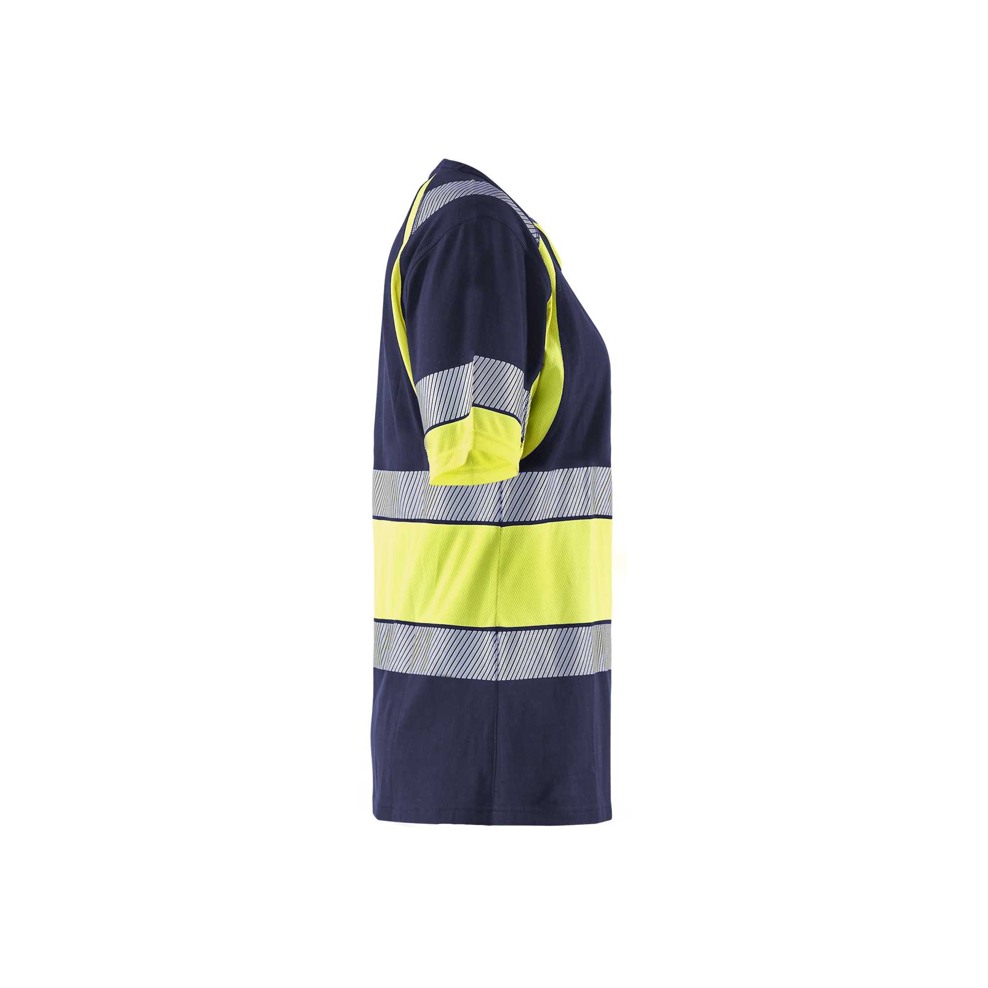BLAKLADER 34101030 Women’s Hi Vis T Shirt Hi Vis Reflective Short Sleeve Work T-Shirt WOMEN - 100% Cotton